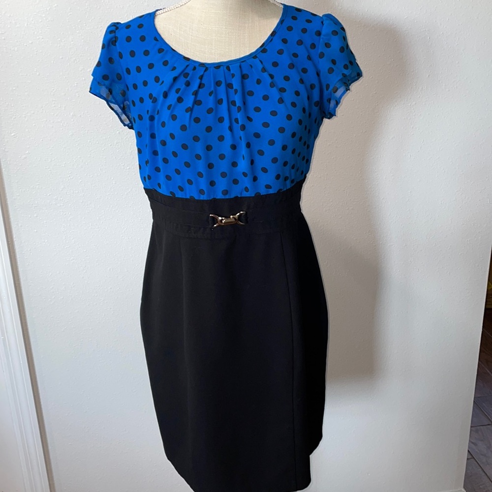Alyx Limited size 8 black and blue dress